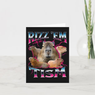 Autism Funny Rizz Em With The Tism Meme Autistic C Card