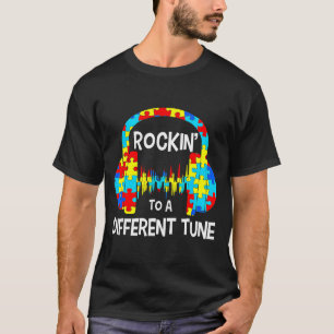 Autism Game - Rocking To A Different Tune For Game T-Shirt