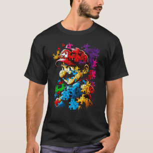 Autism Gamer Navigating Autism T Autism Mum Dad Ga T-Shirt