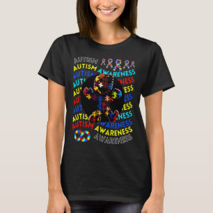 Autism Gamers Navigating Autism Autism Mum Dad Gam T-Shirt