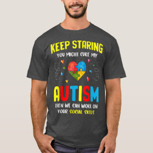 Autism Gifts For Men Women Adult Aspie ADHD Awaren T-Shirt