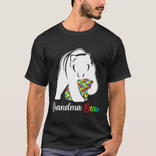 Autism Grandma Grandma Bear Autism Awareness T-Shirt