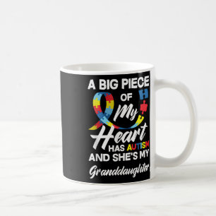 Autism Grandma _ Grandpa Autistic Granddaughter Au Coffee Mug