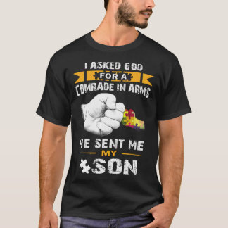 Autism Grandson Autism Awareness Men Women Grandpa T-Shirt