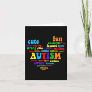 Autism Heart Autism Awareness Proud Autism Mum Gif Card