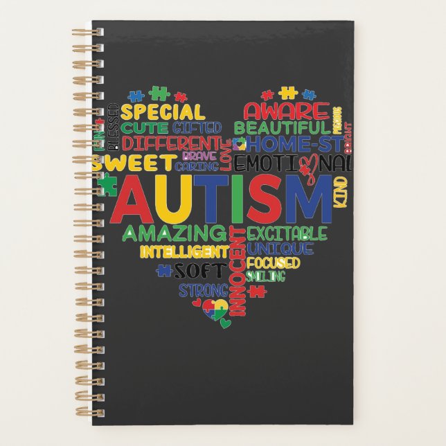 autism heart planner (Front)