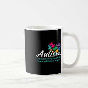 Autism Heart Puzzle Awareness Autistic Support Rib Coffee Mug