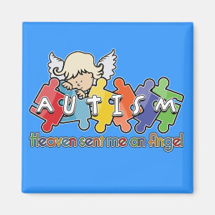 Autism Heaven Sent Me An Angel Magnet