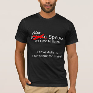 Autism - I can speak for myself Tshirt (Dark)