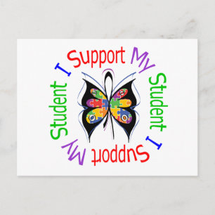 Autism I Support My Student Postcard