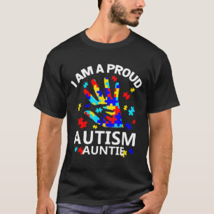 Autism-Im A Proud Autism Auntie T-Shirt