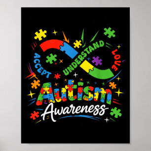 Autism infinity neurodiversity accept understand poster