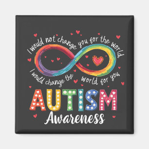Autism Infinity Symbol Autism Awareness Month Magnet