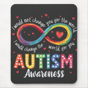 Autism Infinity Symbol Autism Awareness Month  Mouse Pad