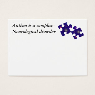 Autism Information Card- Customisable