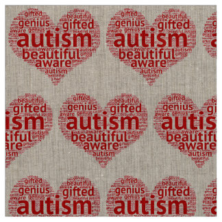 Autism is Beautiful Fabric