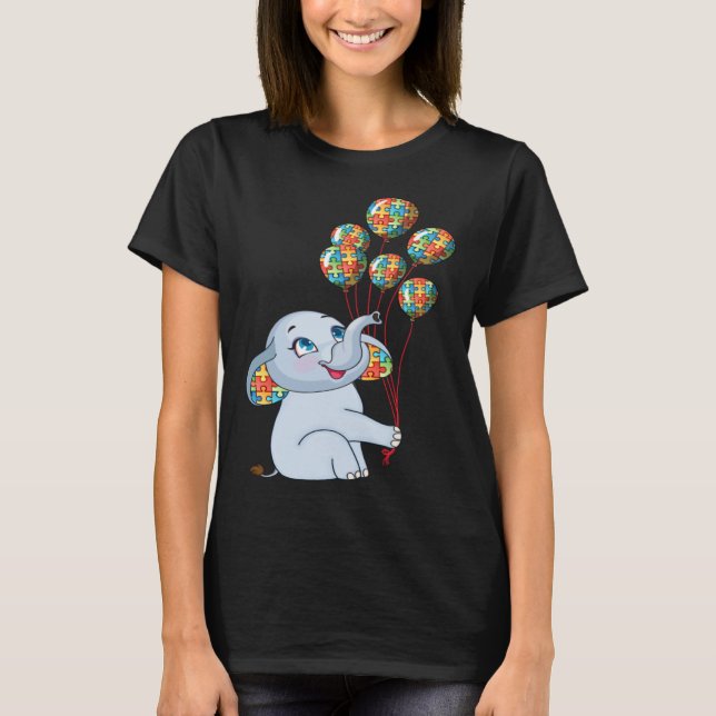 Autism is my Incredible talent Baby Elephant Autis T-Shirt (Front)