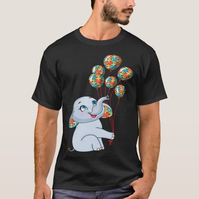 Autism is my Incredible talent Baby Elephant Autis T-Shirt (Front)