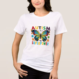 Autism Is My Super Power Tri-Blend Shirt