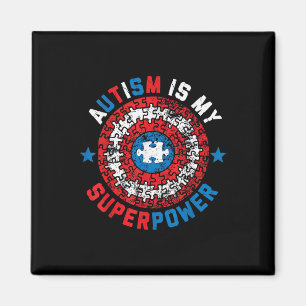 Autism Is My Superpower Autism Awareness Autistic Magnet
