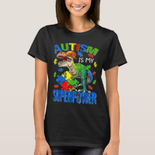 Autism Is My Superpower Autism Awareness Boys Kids T-Shirt