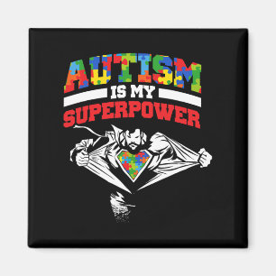 Autism Is My Superpower Autist Support Autists Aut Magnet