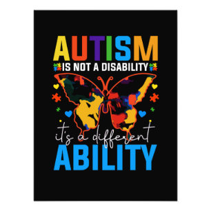 Autism Is Not A Disability It Is A Different Photo Print