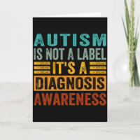 Autism Is Not A Label It S A Diagnosis Awareness T