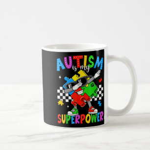 Autism is superpower autism awareness dabbing coffee mug