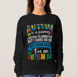 Autism Journey Tour Guide Mom Support Autistic Awa Sweatshirt