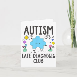 Autism Late Diagnosis Club - Autism Awareness Card