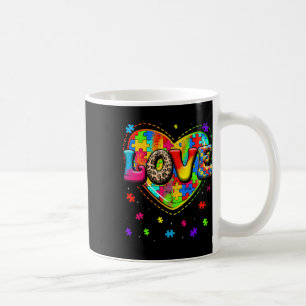 Autism Love Heart Autism Awareness Month For Men W Coffee Mug
