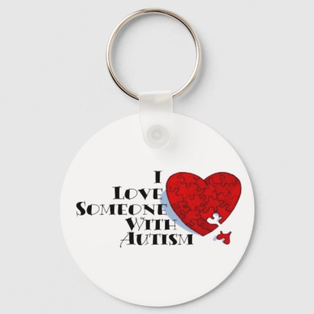 Autism Love Key Ring (Front)