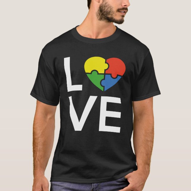 Autism Love T-Shirt (Front)