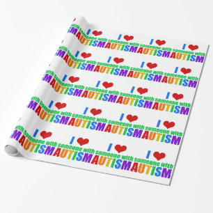 Autism Love Wrapping Paper