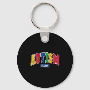 Autism mama ausome mum awareness mother be kind key ring