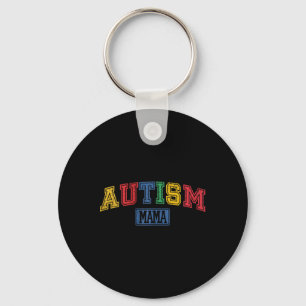 Autism Mama Autism Awareness Acceptance Gift Key Ring