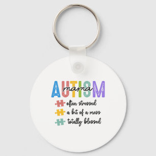 Autism Mama Definition Mum Often Stressed A Bit Of Key Ring