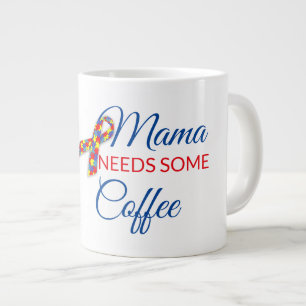 Autism Mama  - Jumbo Mug