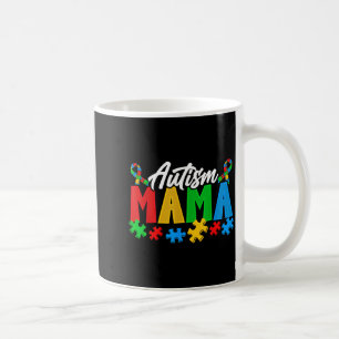 Autism Mama Proud Parent Puzzle ece Awareness Coffee Mug