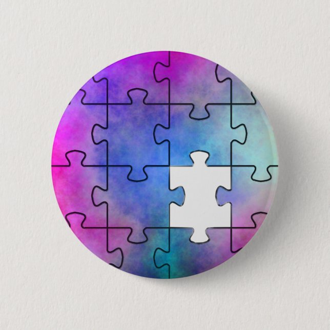 Autism Missing Piece - Pin (Front)