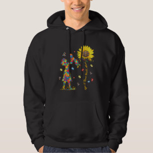Autism Mom And Son Autism Awareness Puzzle Piece S Hoodie