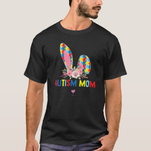 Autism Mom Bunny Easter apparel Puzzle Piece appar T-Shirt