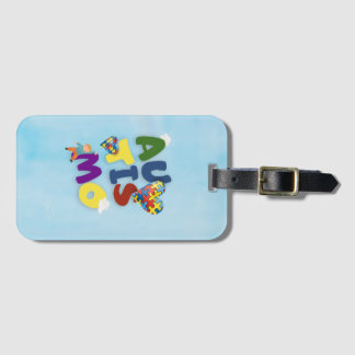 Autism Mom Luggage Tag