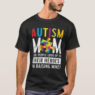 Autism Mom Puzzle Autism Awareness Puzzle Piece T-Shirt