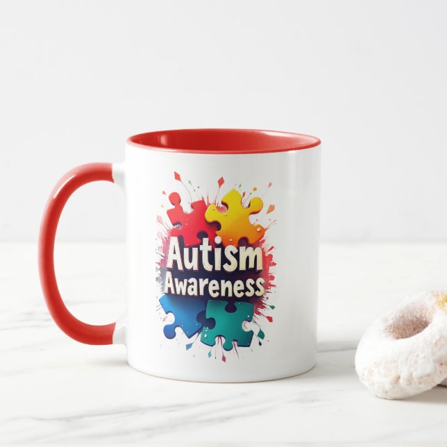 Autism Mug (With Donut)
