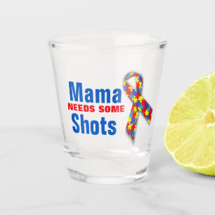 Autism Mum - 1.5 oz Shot Glass