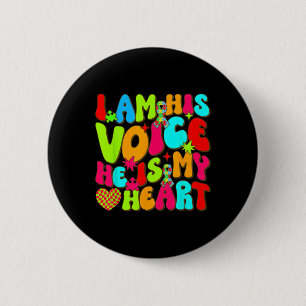 Autism Mum  6 Cm Round Badge
