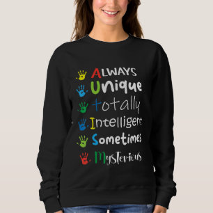 Autism Mum Autism Awareness Autistic Boys Girls Sweatshirt