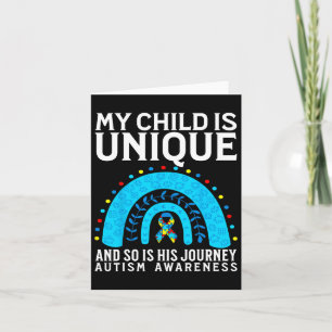 Autism Mum Autism Awareness Support Gifts Autism P Card